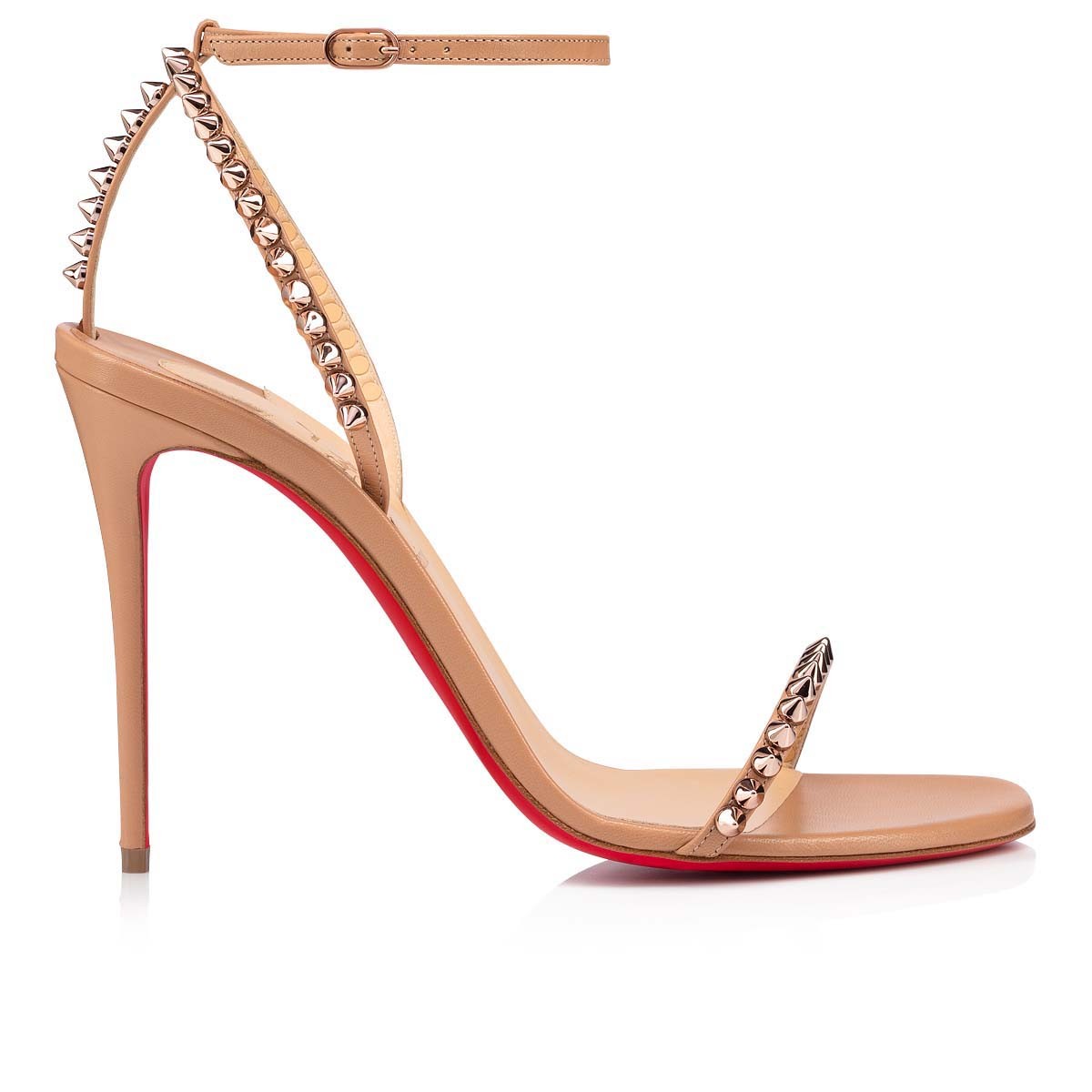 So Me 100 mm Sandals Leather Beige