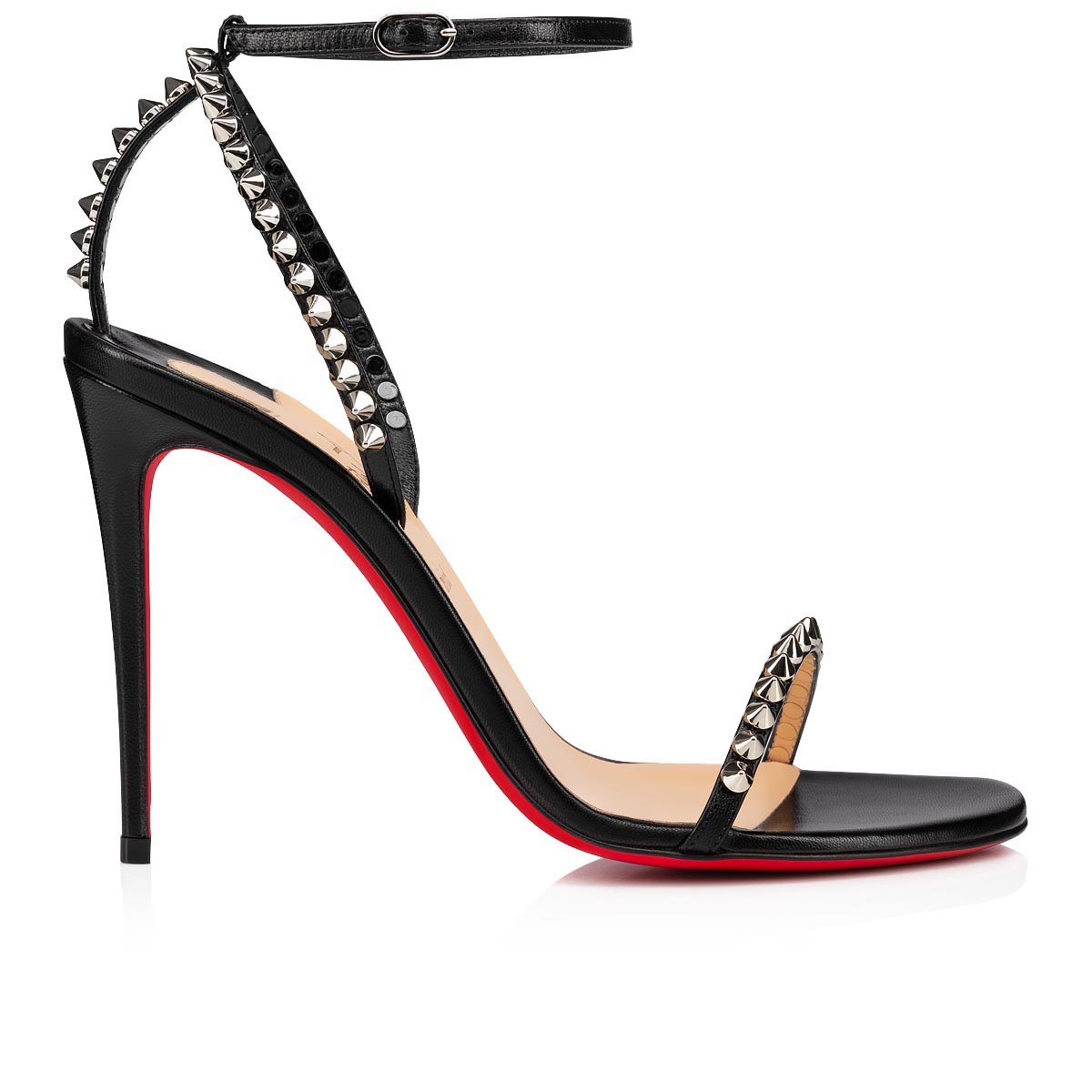 So Me 100 mm Sandals Leather Black