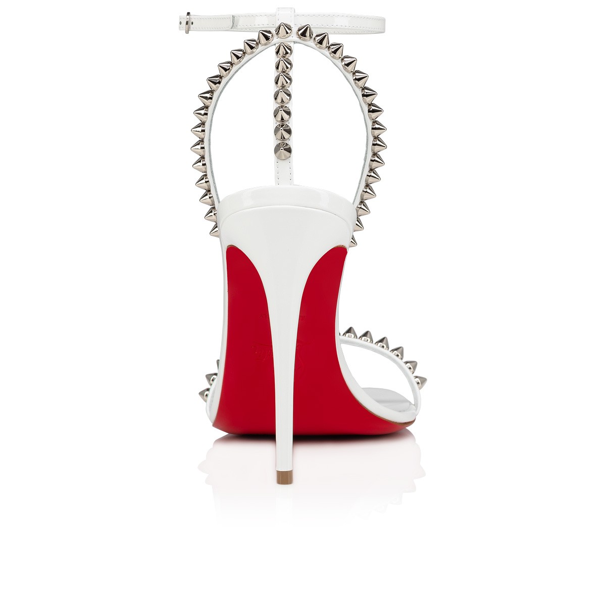 So Me 100 mm Sandals Leather Bianco