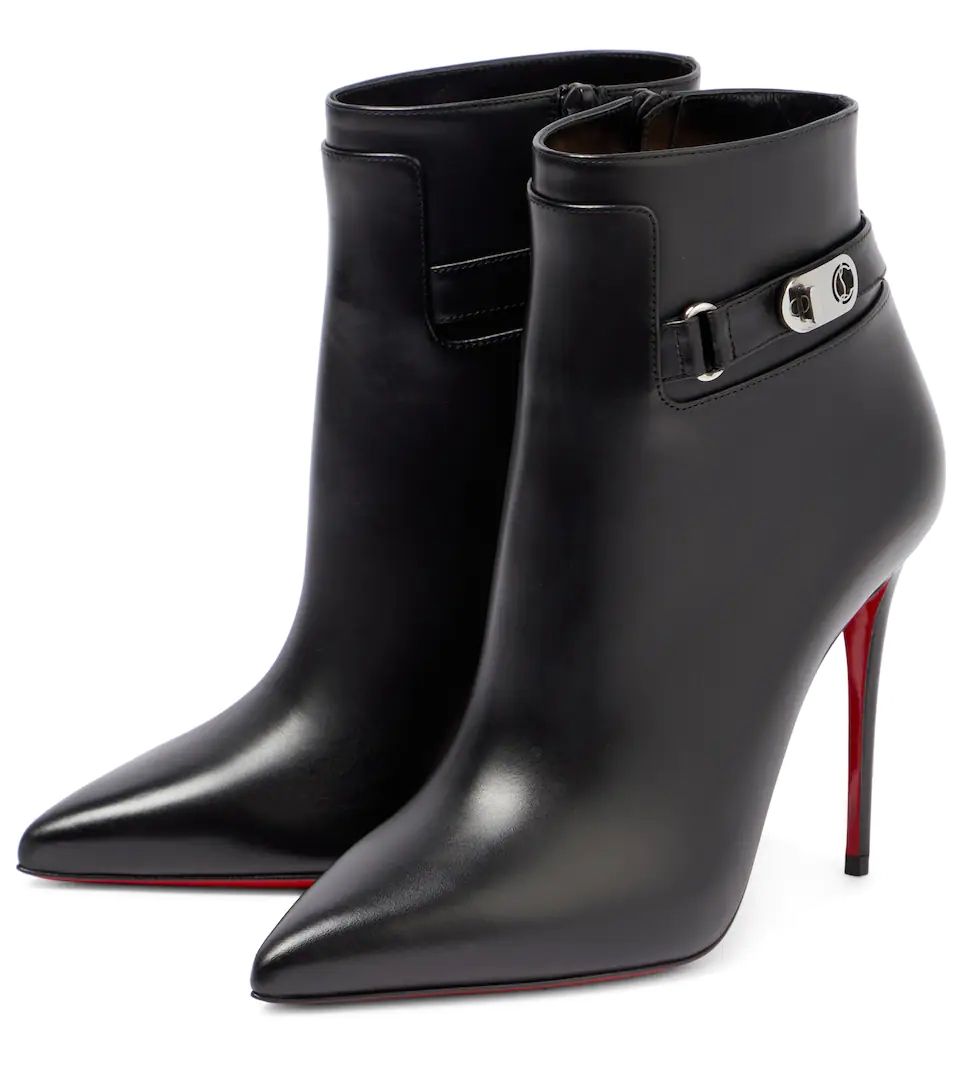 Ankle Boots So Kate 100 mm Black Calfskin Leather