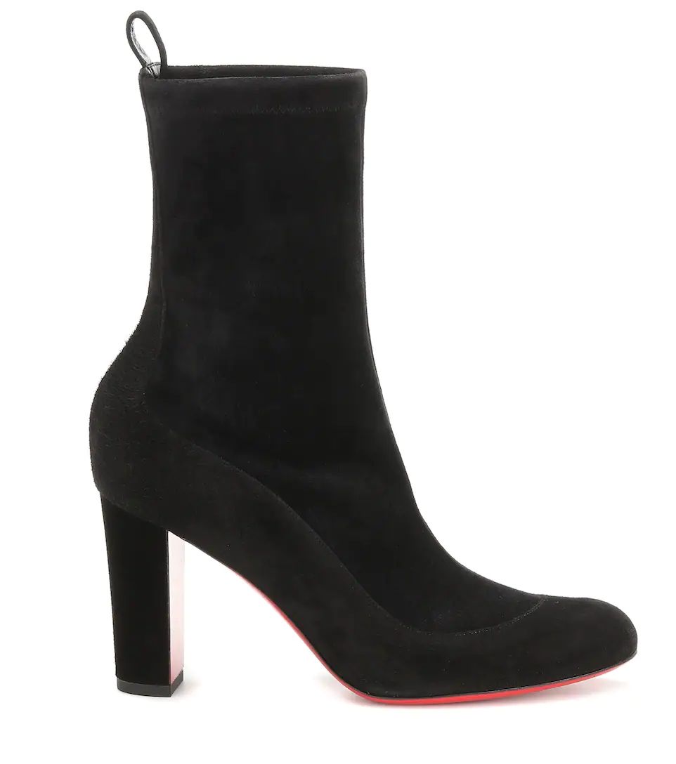 Ankle Boots Gena 85 mm Black Suede