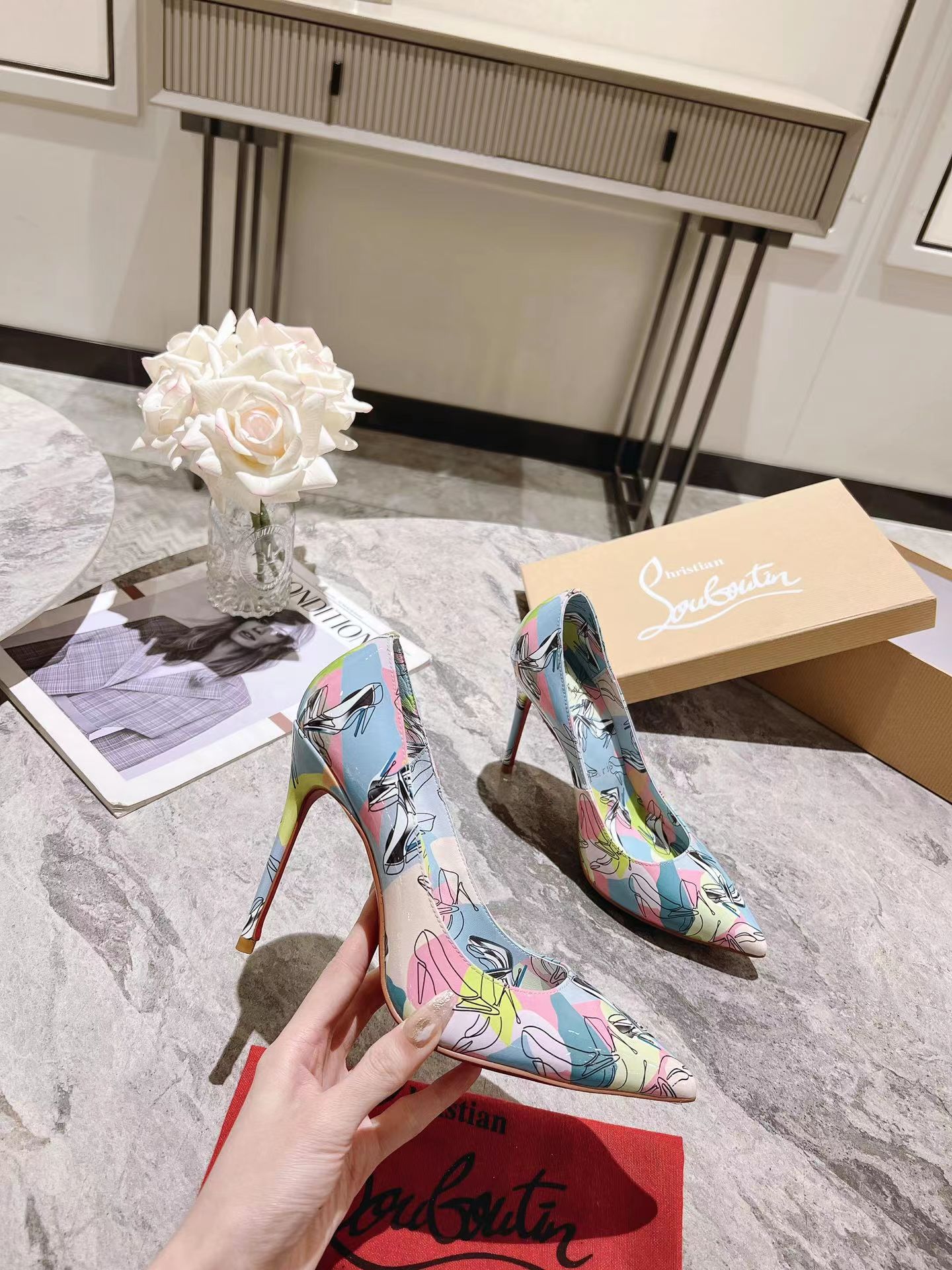 Kate 100 mm Shoes It Up Pumps 海の青