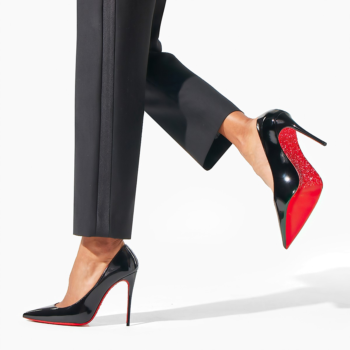 Suola Kate 100 mm Pumps Patent Leather Black