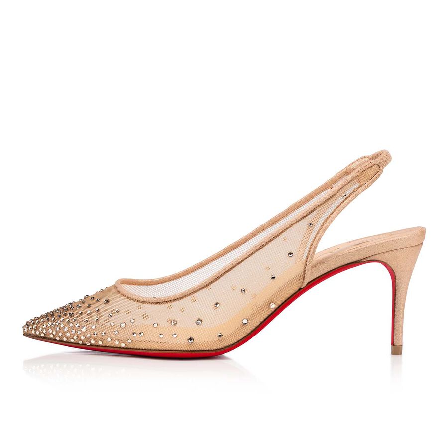 Follies Strass Sling 70 mm Pumps