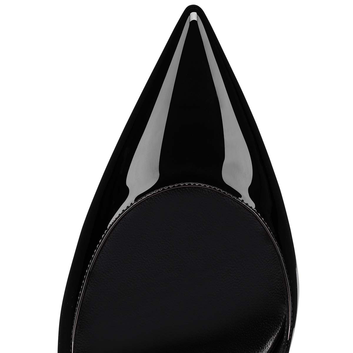 Hot Chick Sling 100 mm Patent Calf Leather Black