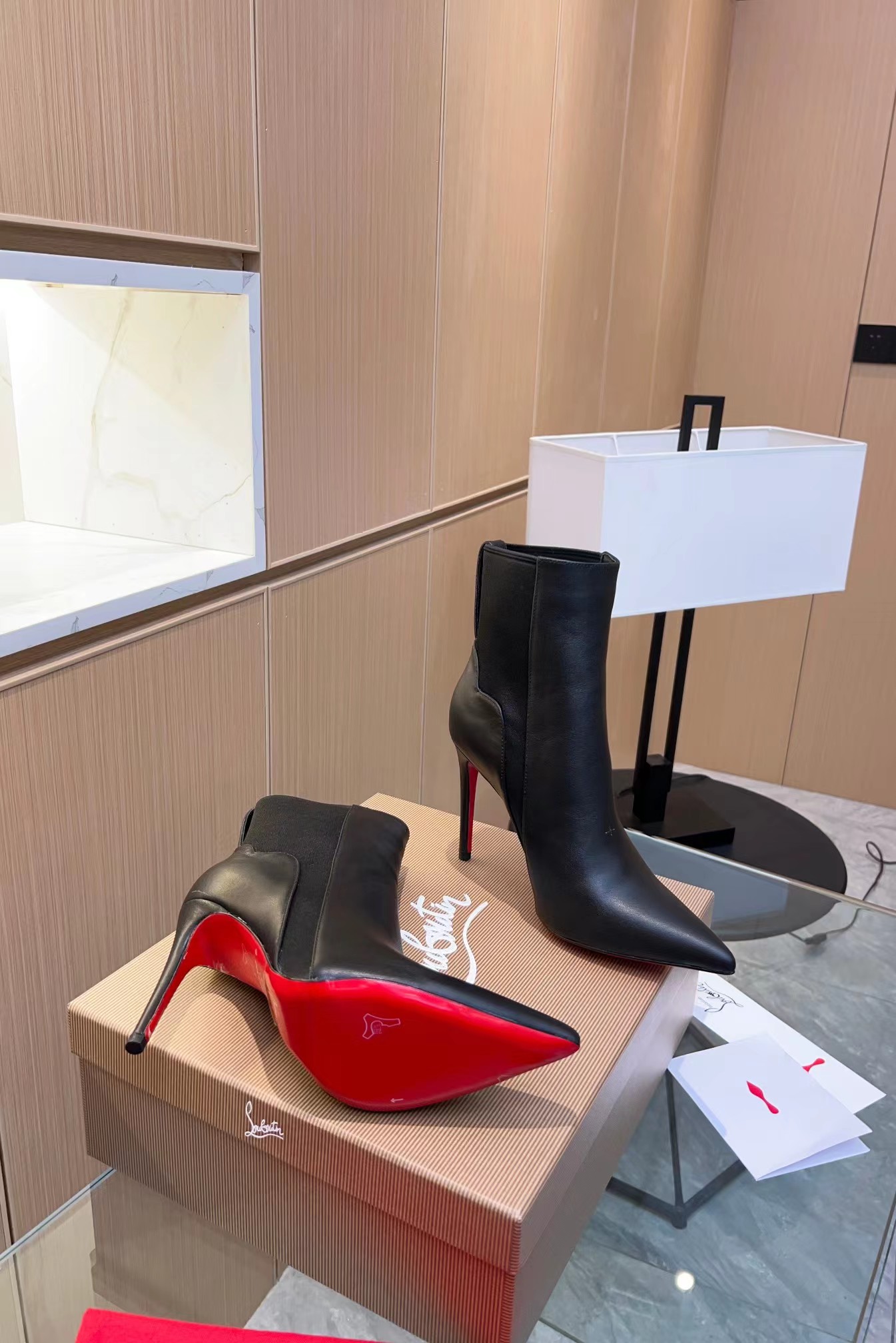Chelsea Chick 100 mm Calf Leather Booties