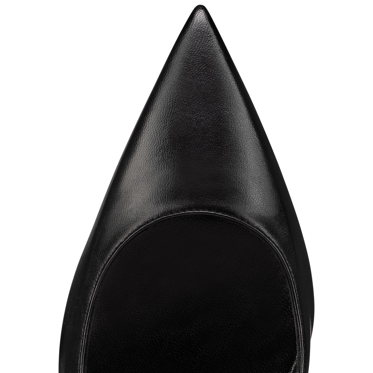 Condora 85 mm Black Leather Pumps