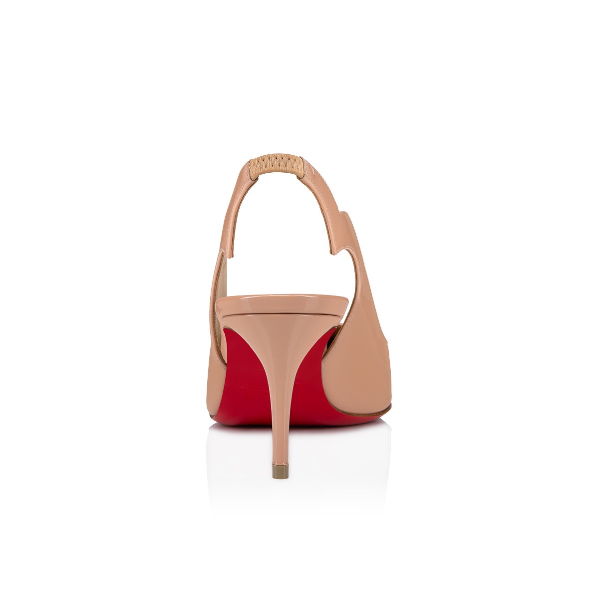 Hot Chick Sling 70 mm Blush Patent Leather Pumps
