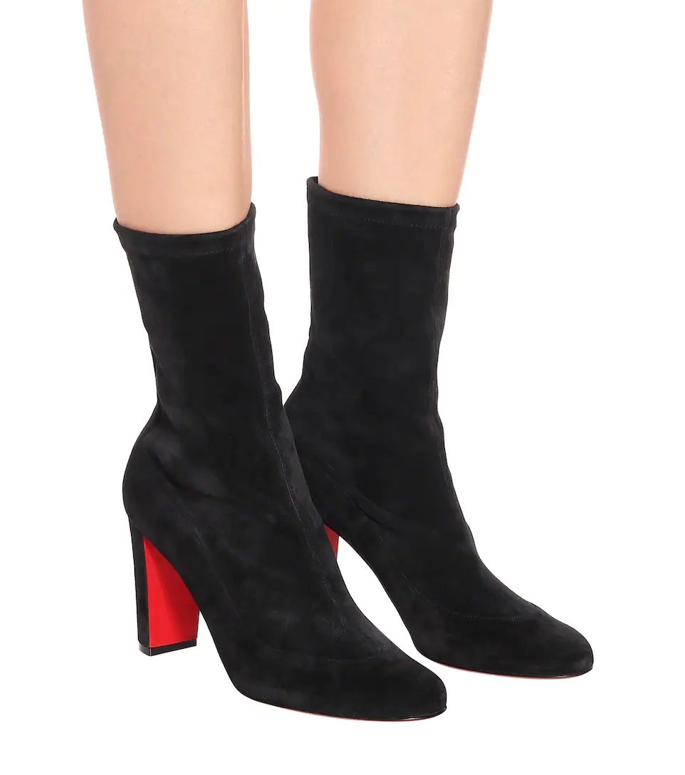 Ankle Boots Gena 85 mm Black Suede