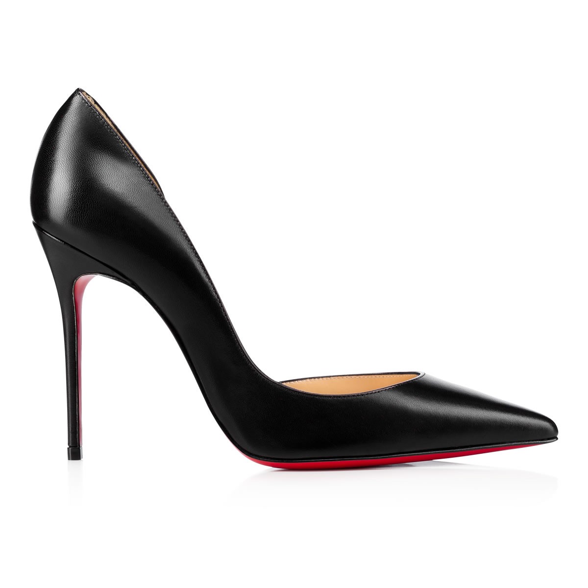 Iriza 100 mm Black Nappa Leather Pumps