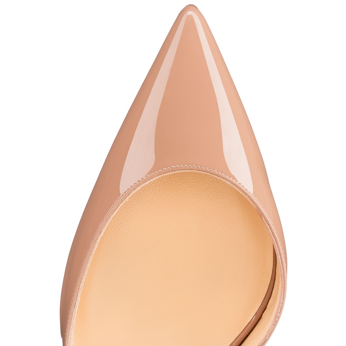 Iriza 100 mm Blush Patent Calf Leather Pumps