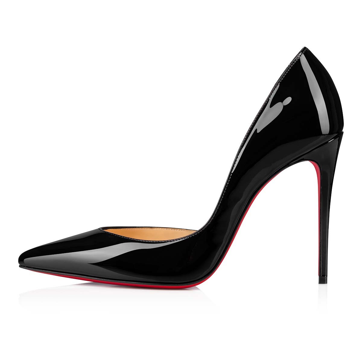 Iriza 100 mm Black Patent Calf Leather Pumps