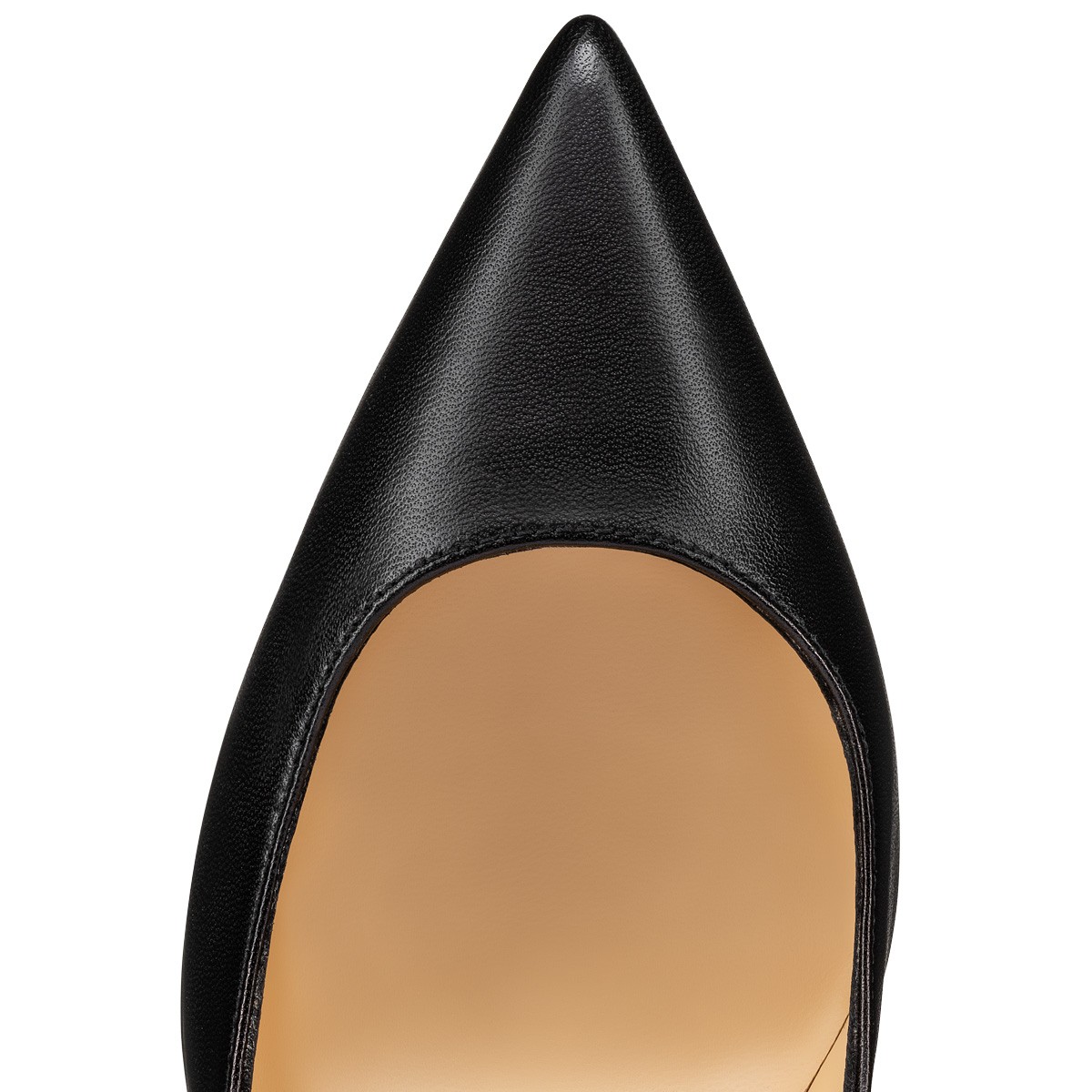 Apostrophy Pump 85 mm Black Nappa Leather Pumps