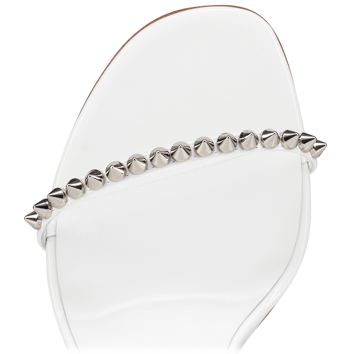 So Me 100 mm Sandals Leather Bianco