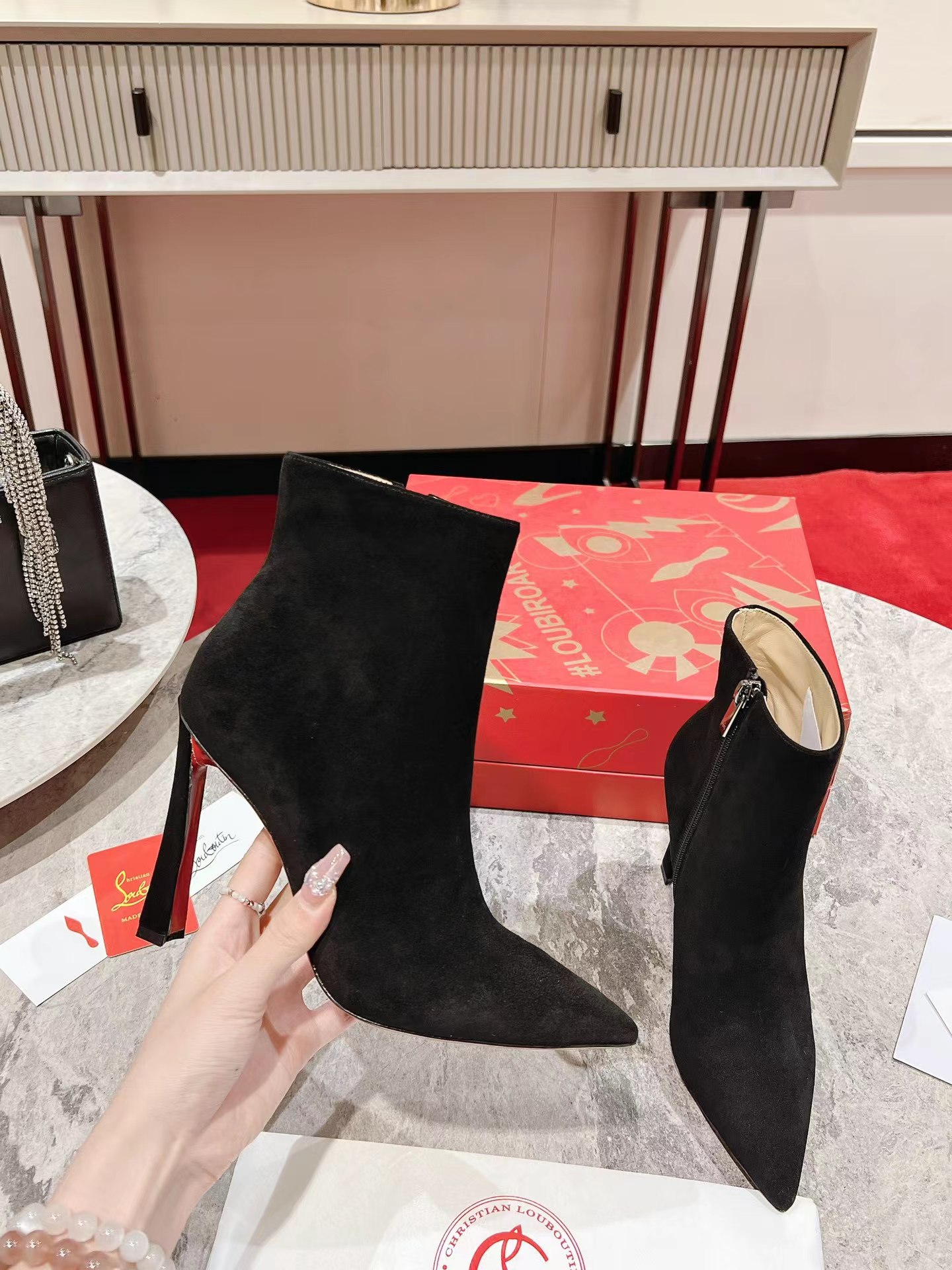 Condora Booty 100 mm Low Boots Black