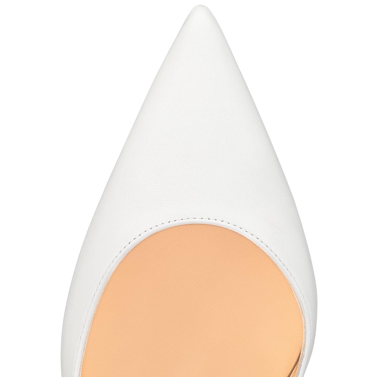 Iriza 85 mm Bianco Nappa Leather Pumps