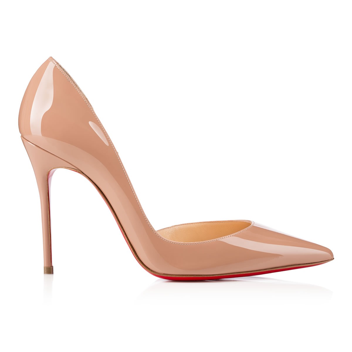 Iriza 100 mm Blush Patent Calf Leather Pumps