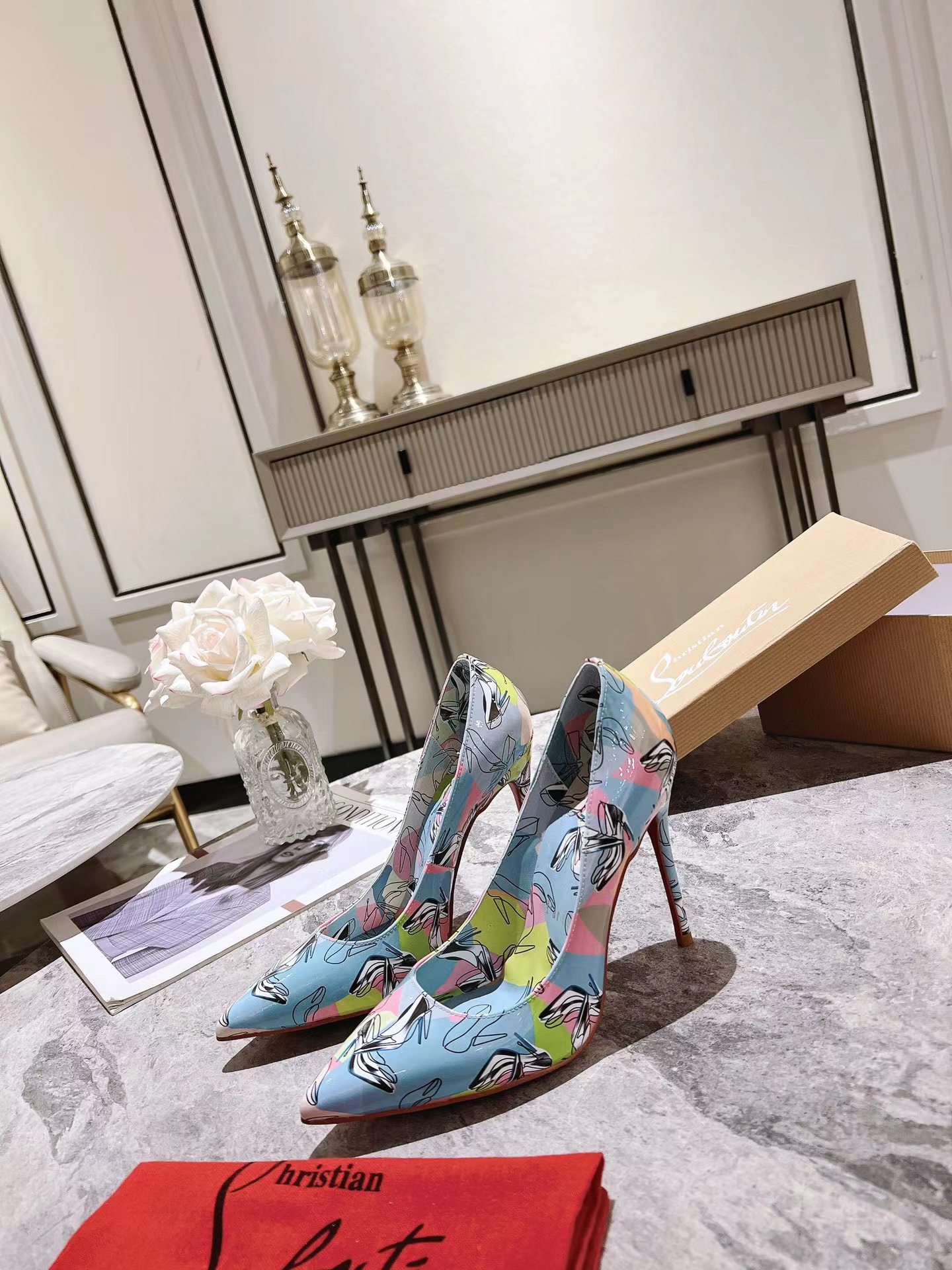 Kate 100 mm Shoes It Up Pumps 海の青