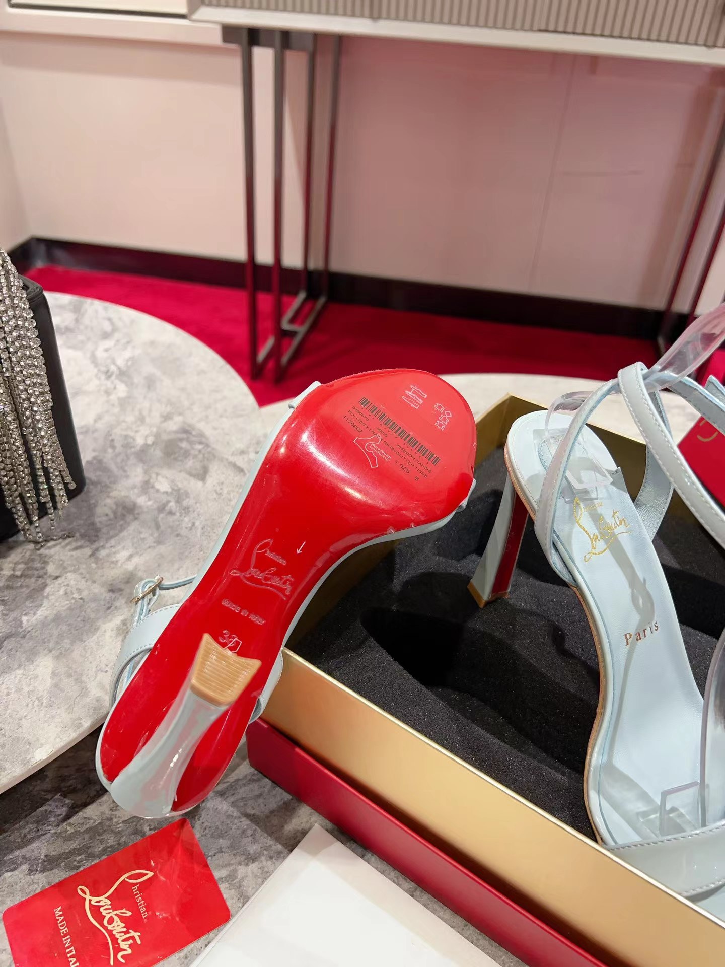 Condora Queen 100 mm Sandals Patent Leather Paseo