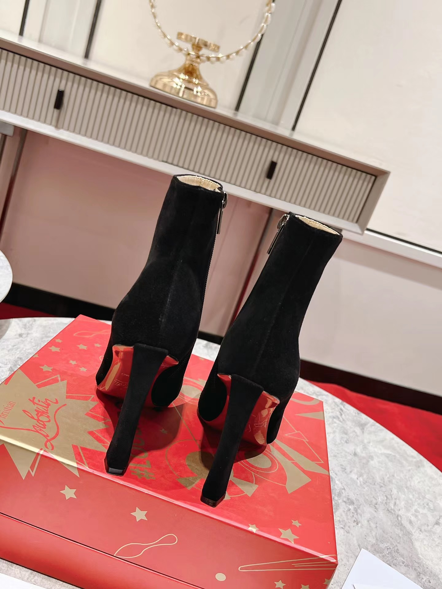 Condora Booty 100 mm Low Boots Black