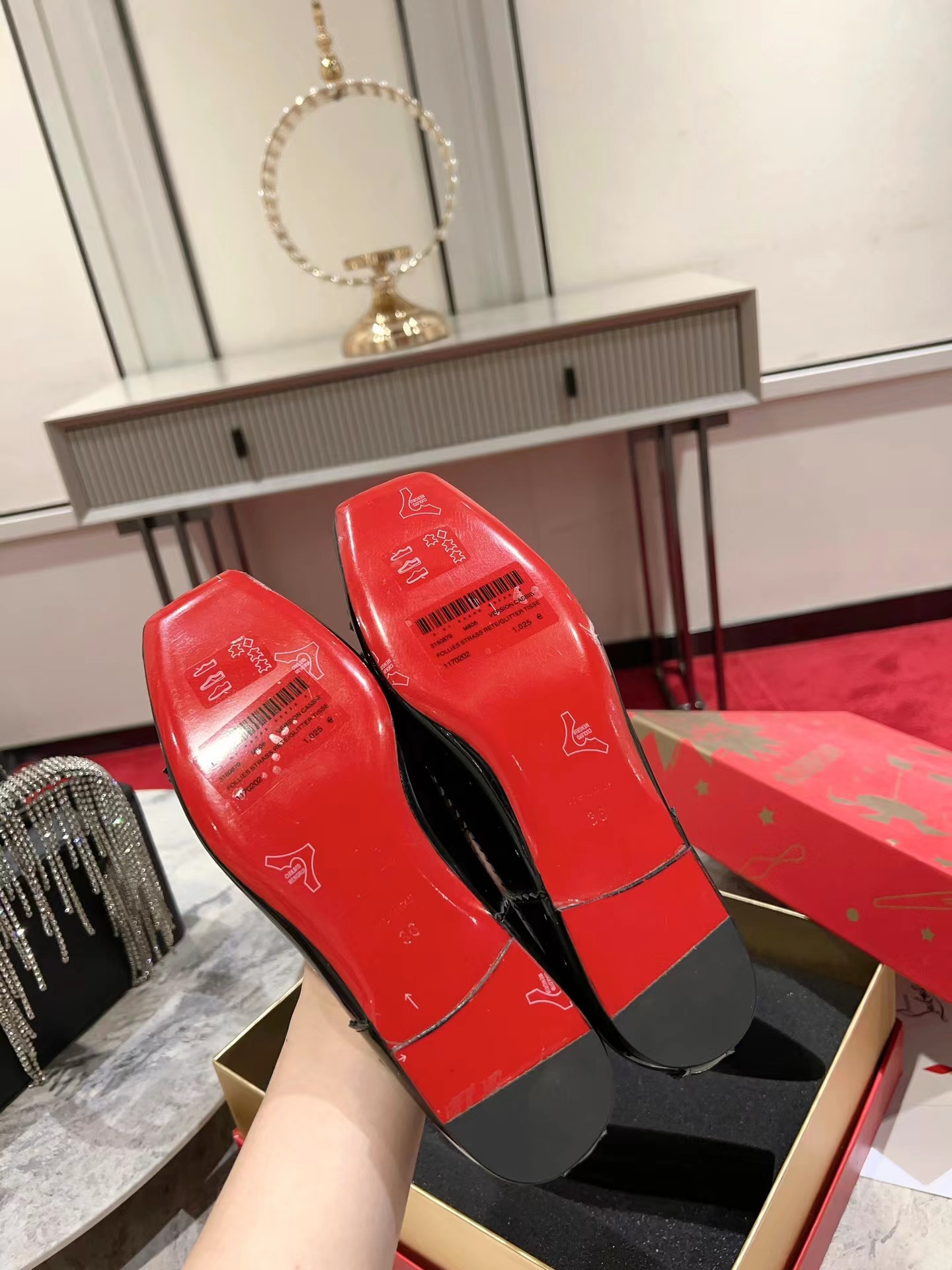 Mamadrague Ballerinas Patent Leather Black
