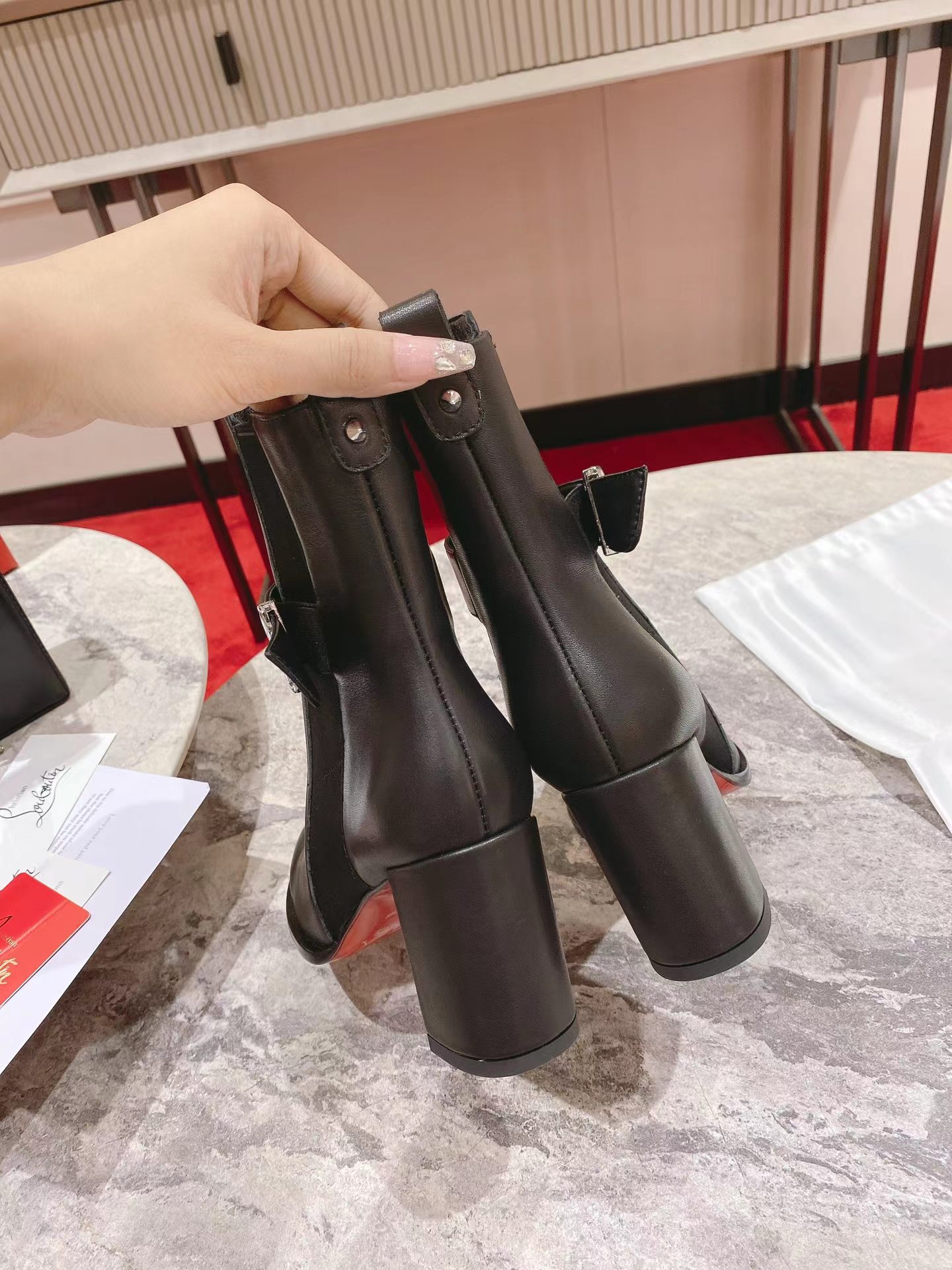 CL Chelsea Booty 70 mm Black