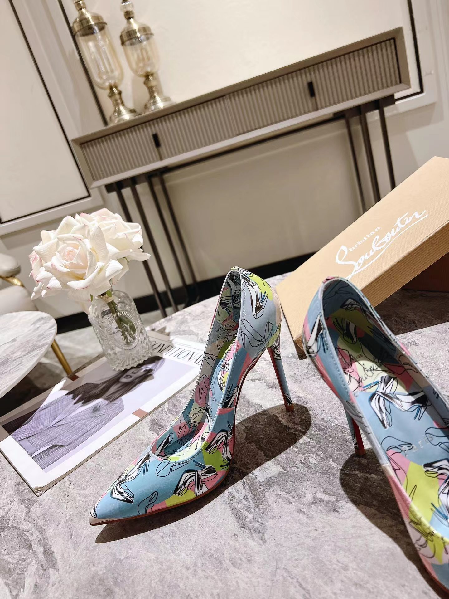Kate 100 mm Shoes It Up Pumps 海の青