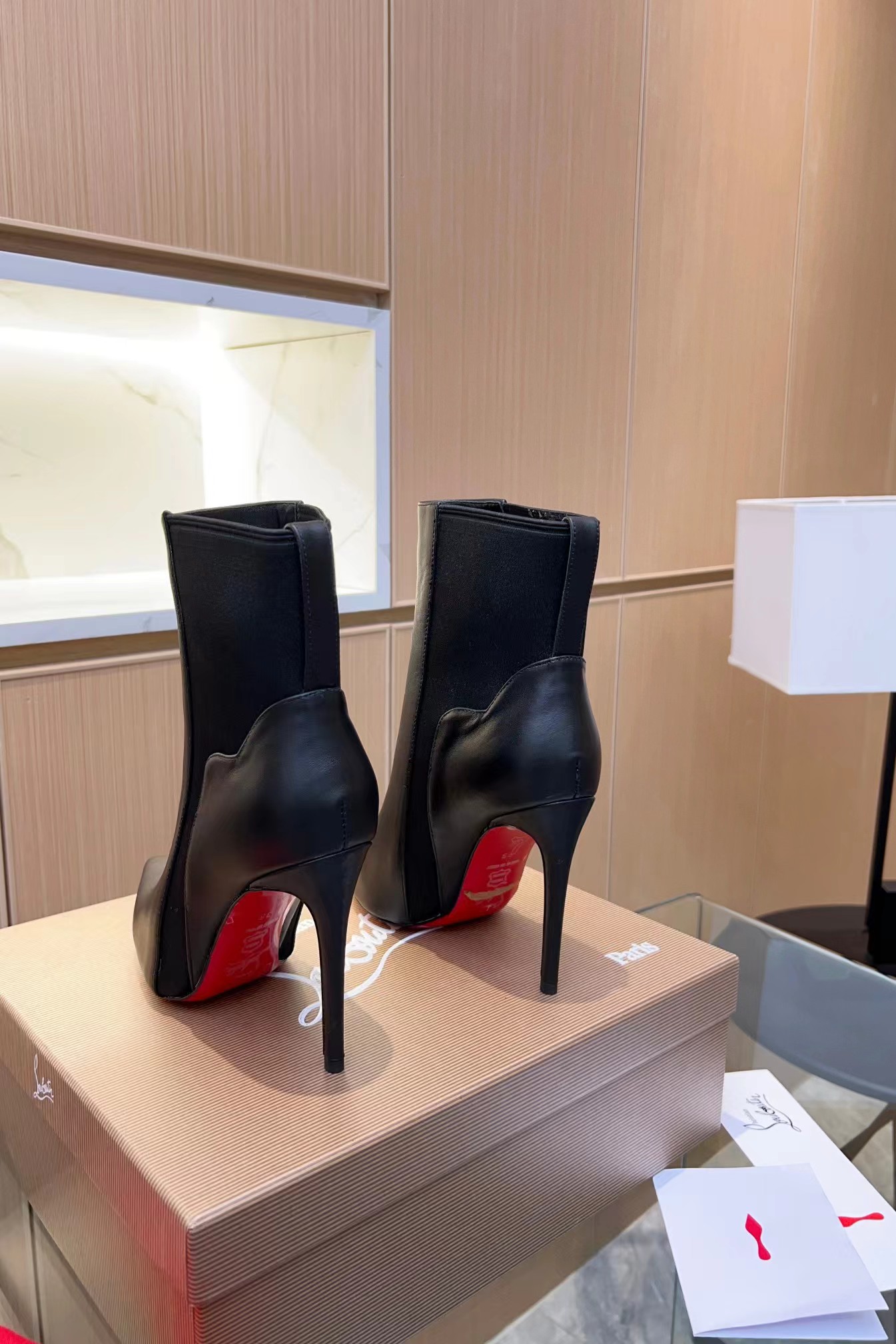Chelsea Chick 100 mm Calf Leather Booties