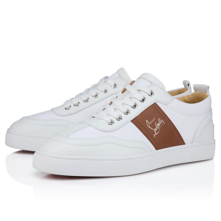 Men's Retero Cuoio Grained Calf Leather Sneakers