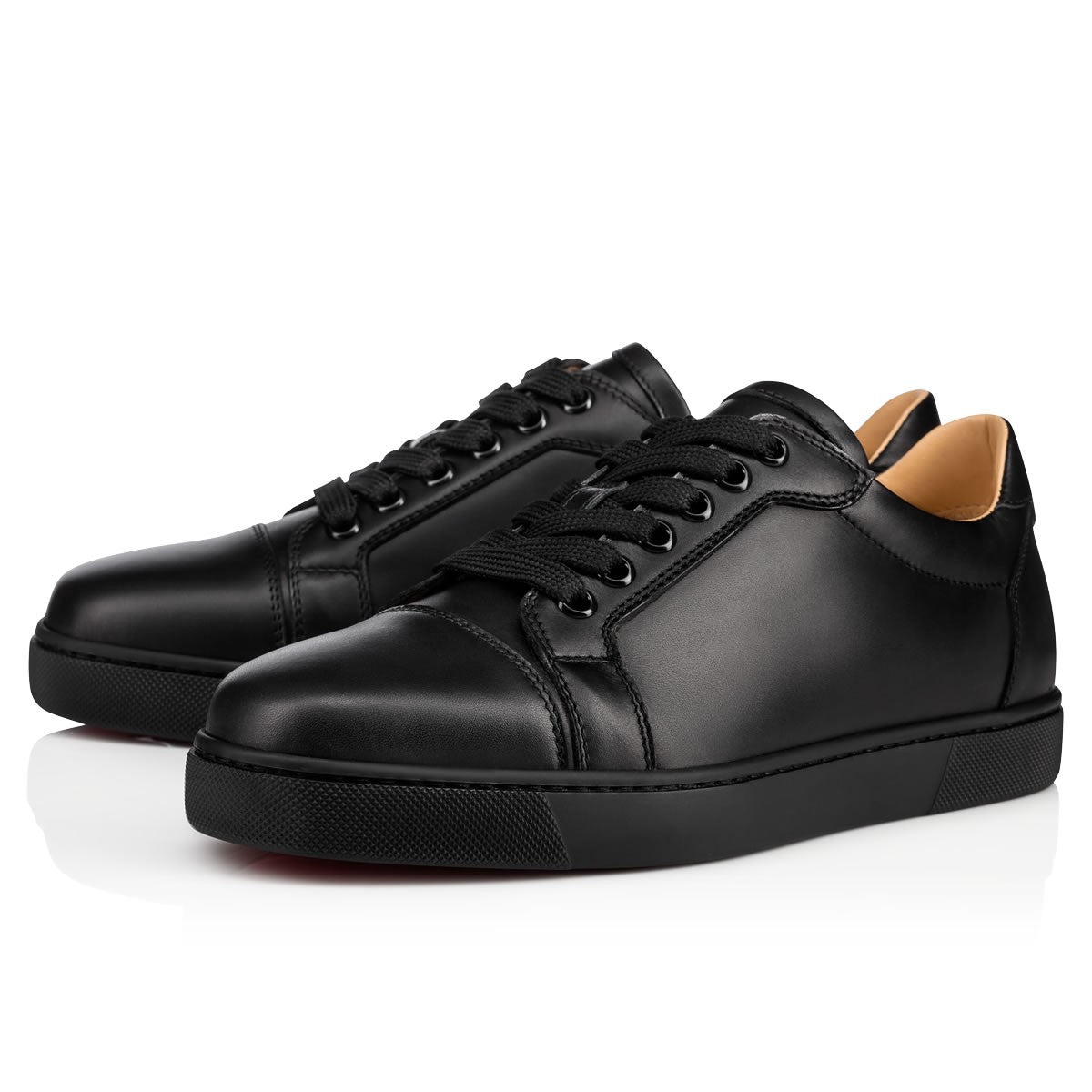 Vieira Calf Leather Black Sneakers