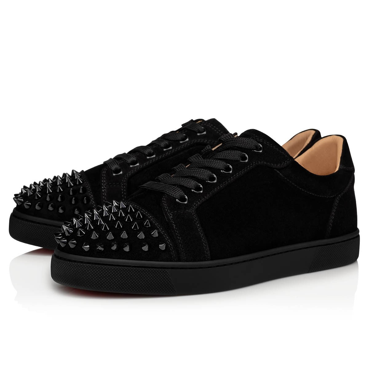 Vieira Spikes Suede Calf and Spikes Black Sneakers