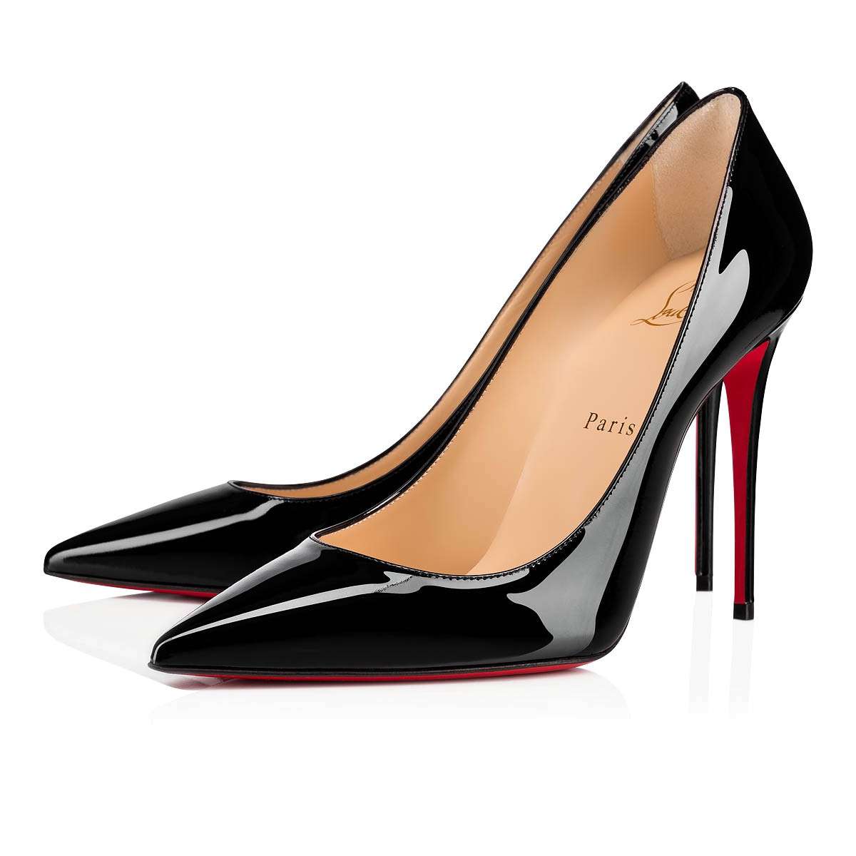 Kate 100 mm Patent Leather Classic Black