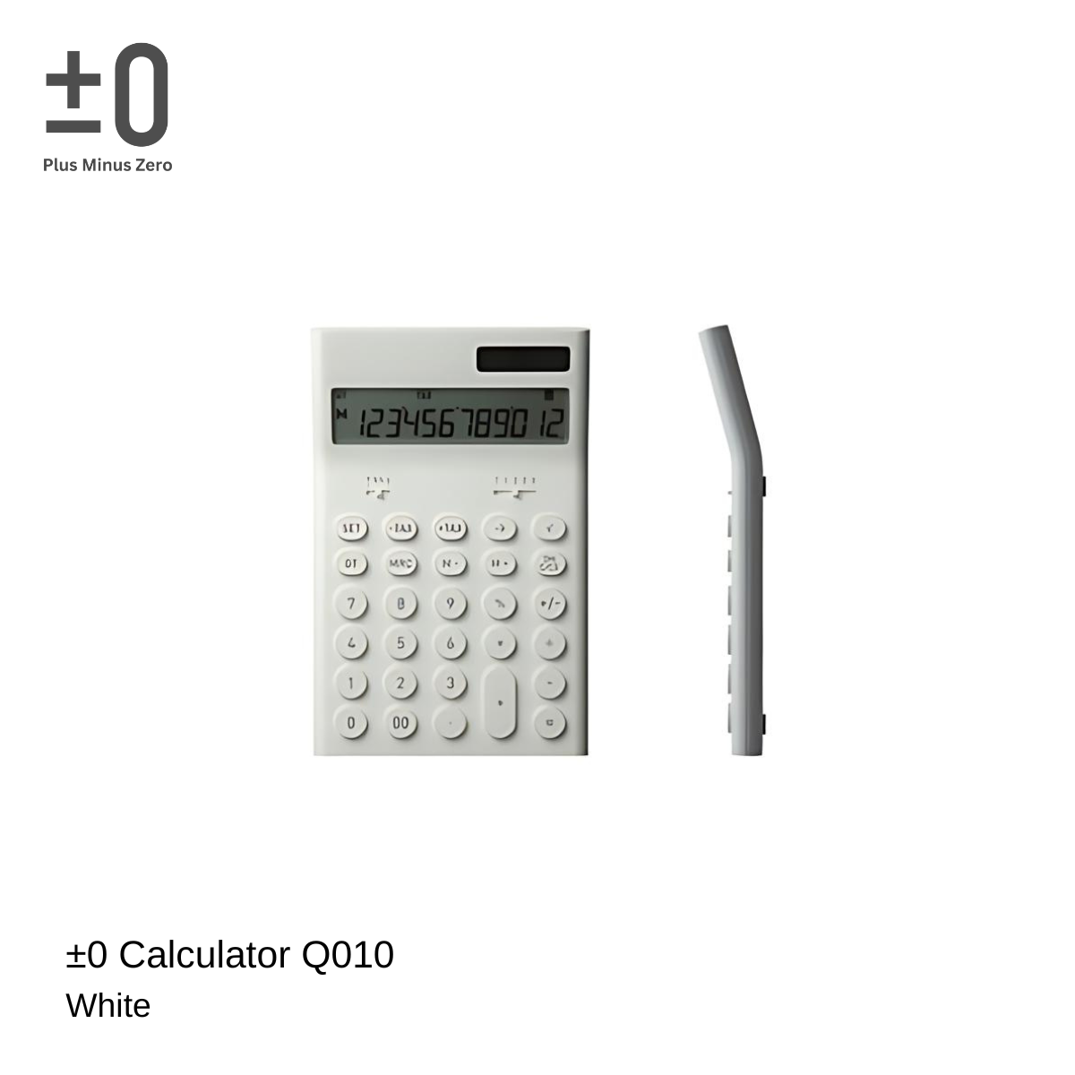 Plus Minus Zero Basic Calculator Q010 - ±0 Plus Minus Zero