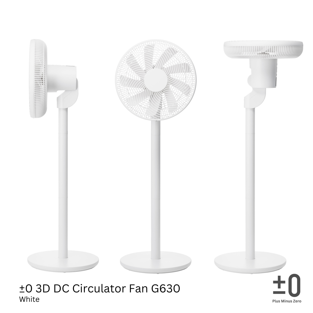 ±0 3D DC Circulator Fan G630