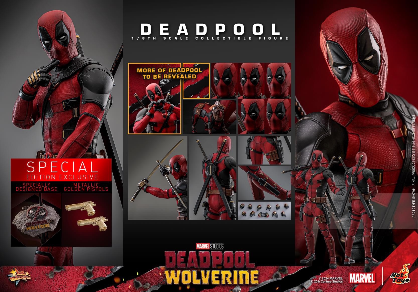 HOT TOYS MMS746B DEADPOOL & WOLVERINE DEADPOOL