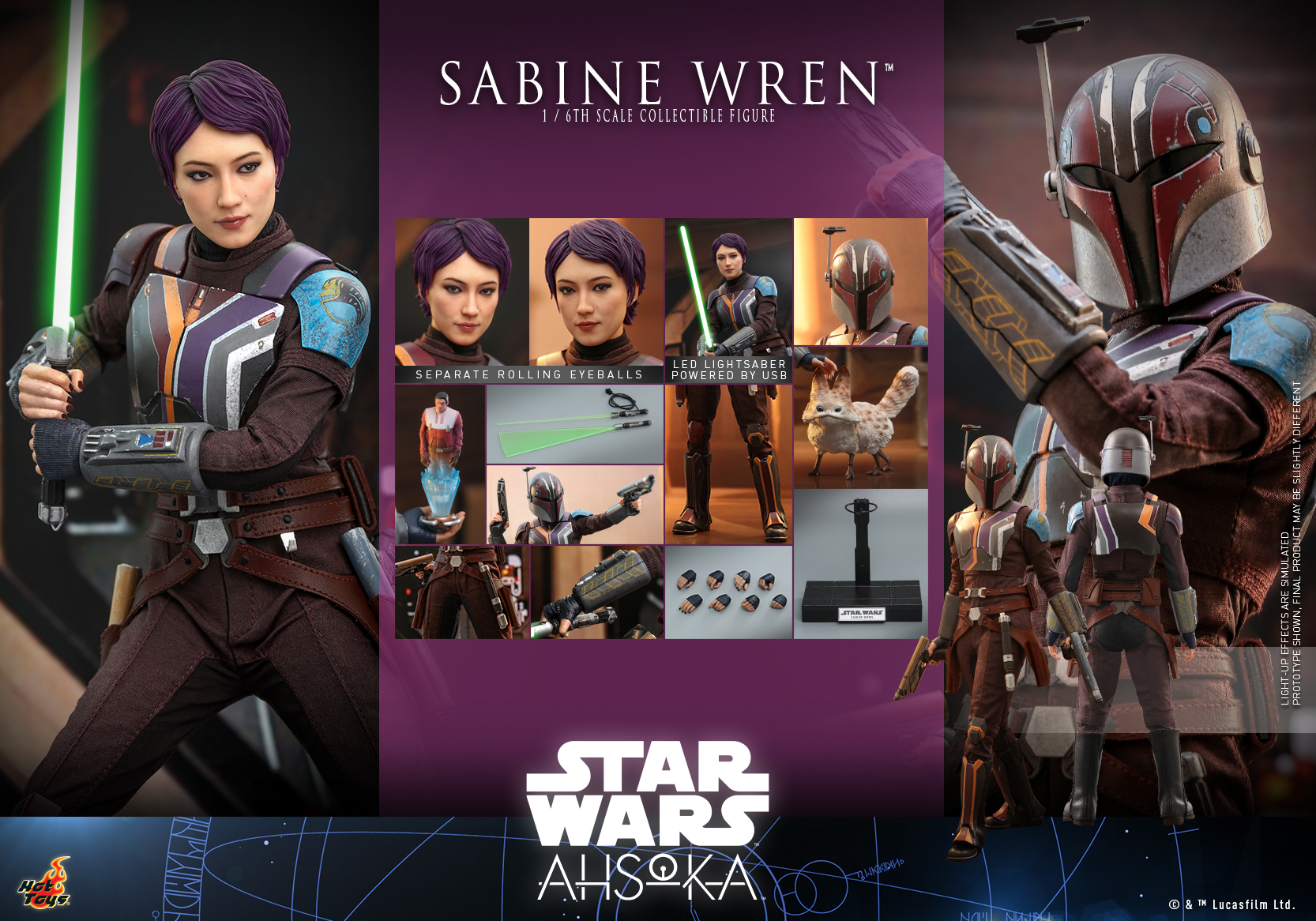 Star Wars: Ahsoka - 1/6th scale Sabine Wren Collectible Figure