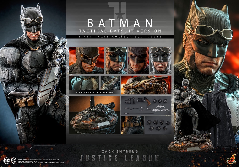 Hot Toys TMS 85 Justice League – Batman (Tactical Batsuit)