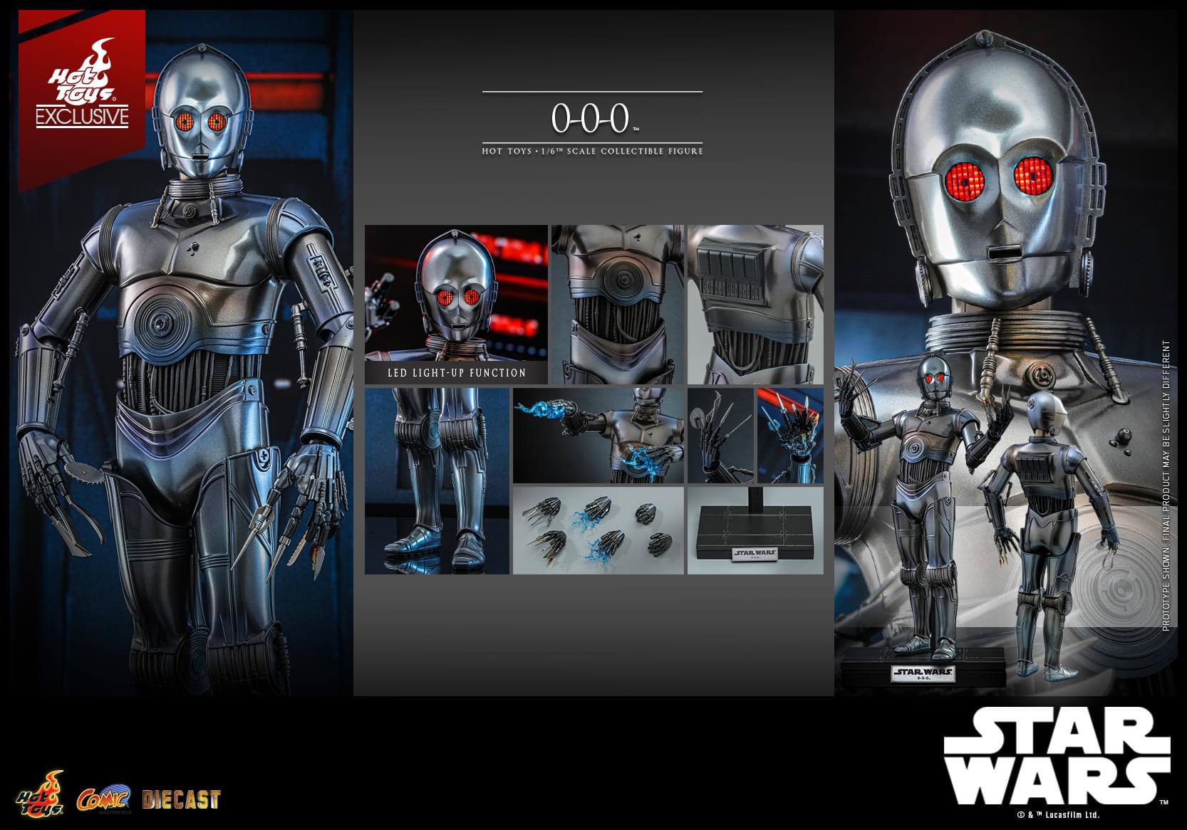 HOTTOYS CODECMS016D58  STAR WARS™ 0-0-0™ 1/6TH SCALE COLLECTIBLE FIGURE