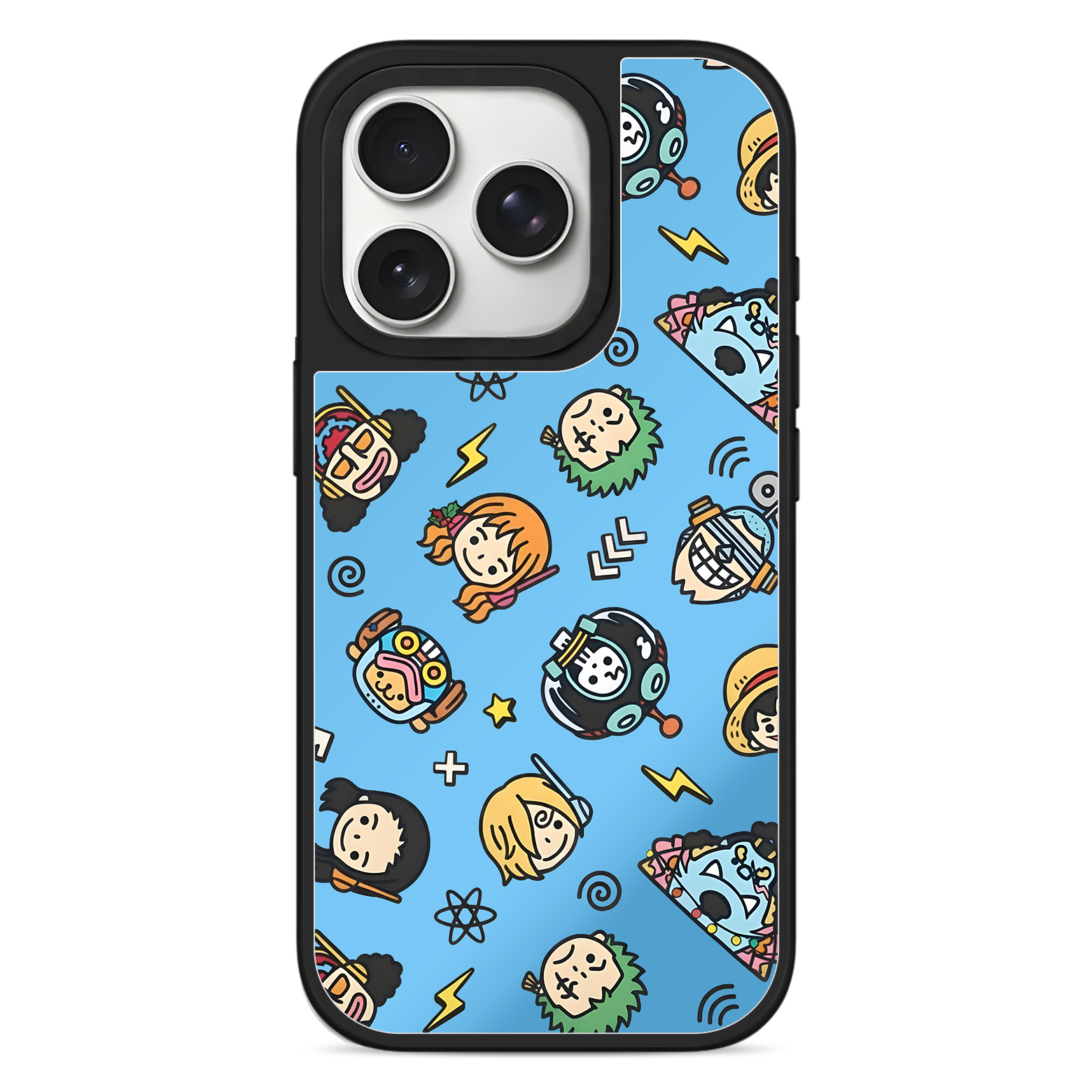 マットバンパー×ミラー スマホケース【OnePiece/ワンピース】2種類