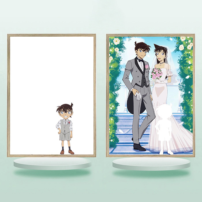 夕暮れの光と影のフレーム【名探偵コナン】