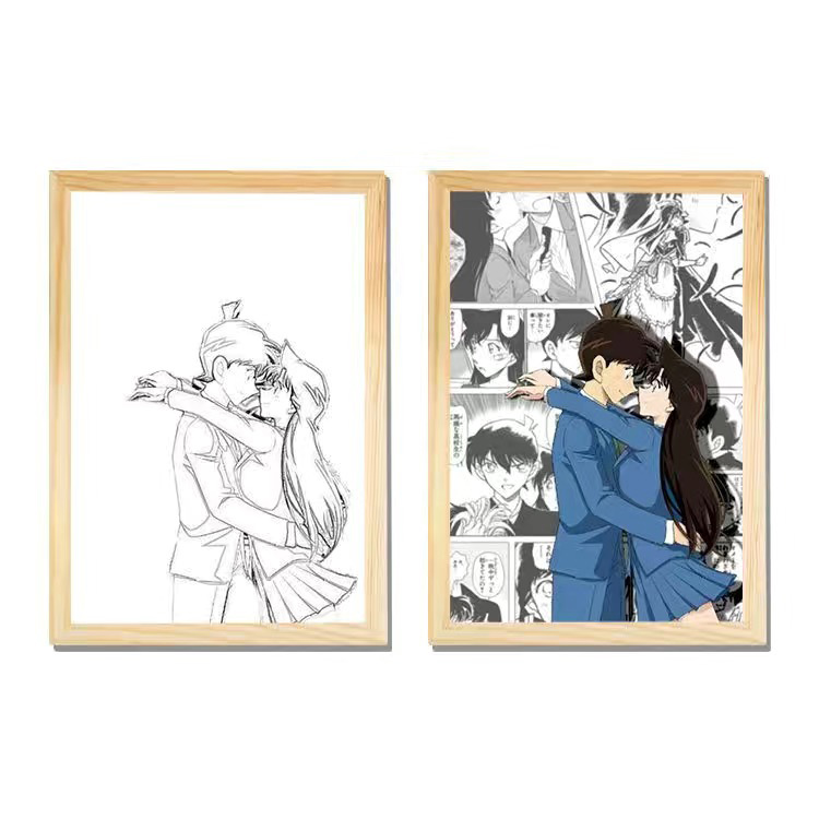 夕暮れの光と影のフレーム【名探偵コナン】