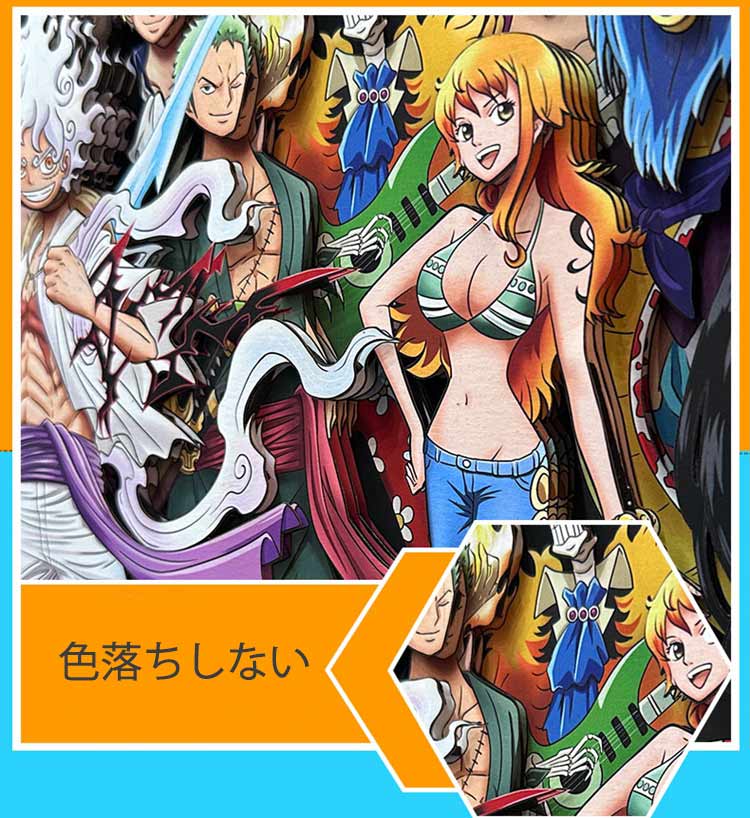 ワンピース 15周年記念 3D2Y 非売品 イラストシート 限定配布 ワンピース ONE PIECE 最強ジャンプ 付録 3D2Y 約束の手袋