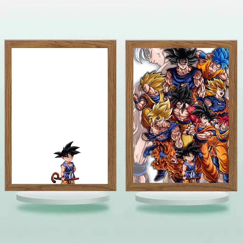 夕暮れの光と影の絵【ドラゴンボール】11種類