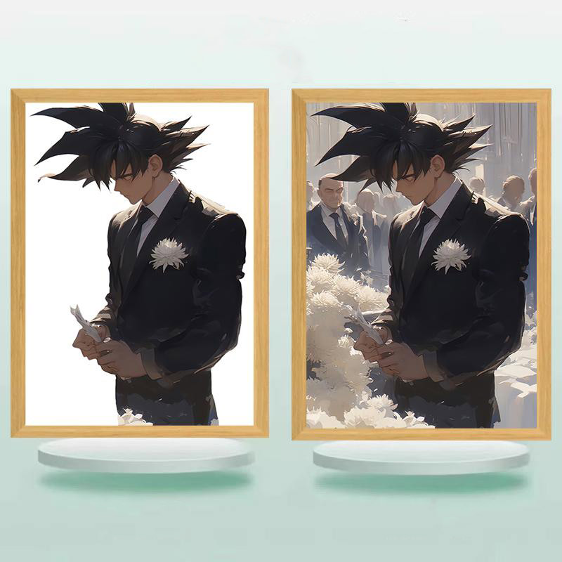 夕暮れの光と影の絵【ドラゴンボール】11種類