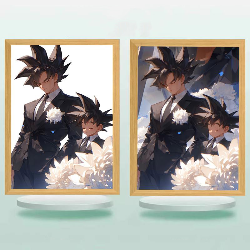 夕暮れの光と影の絵【ドラゴンボール】11種類