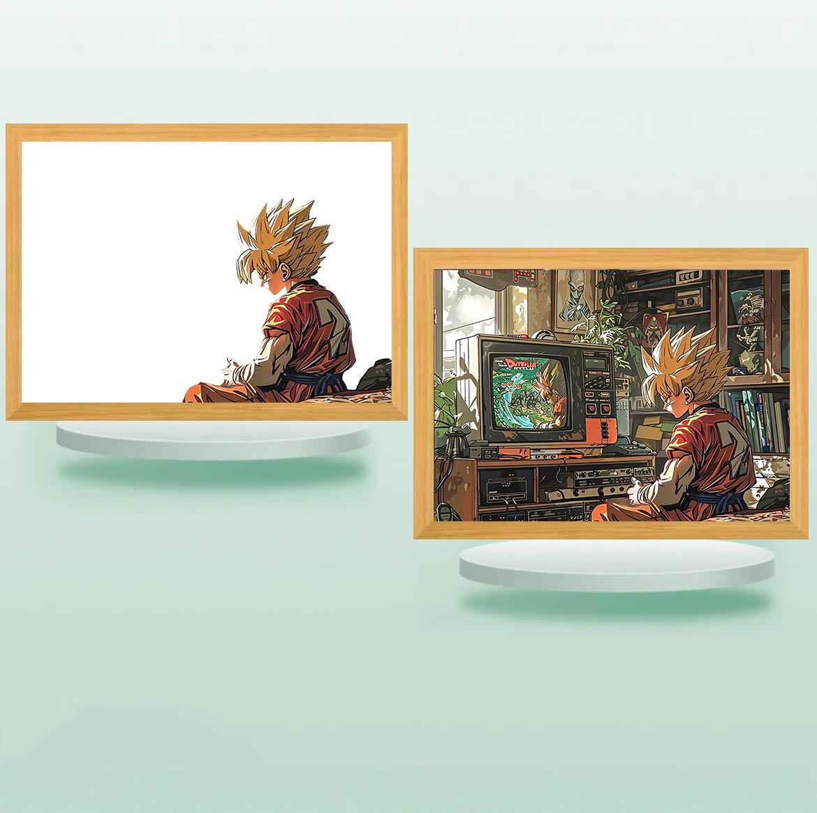 夕暮れの光と影の絵【ドラゴンボール】11種類