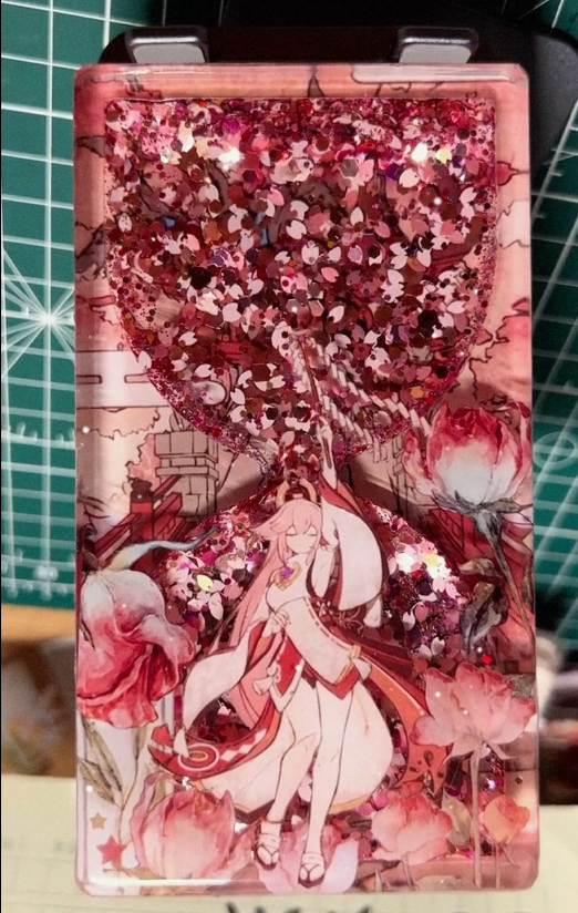 原神 3D 流砂画 八重神子