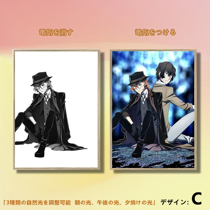 [Copy]夕暮れの光と影の絵【文豪ストレイドッグス】3種類