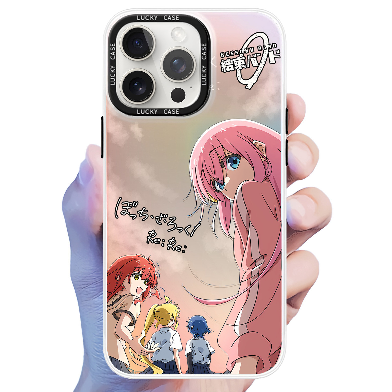 レーザーグラデーションスマートフォンケース【ぼっち・ざ・ろっく！/結束バンド】2種類