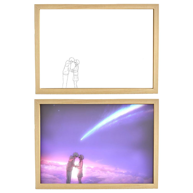 夕暮れの光と影のフレーム【君の名は】